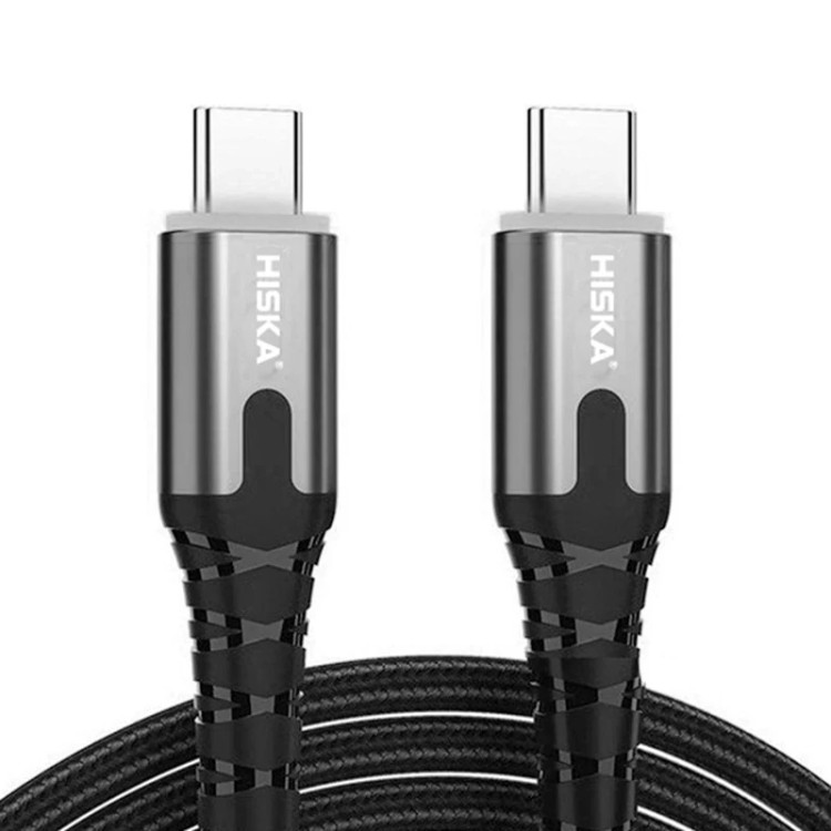 شارژر فندکی هیسکا مدل HCC-316 به همراه کابل تبدیل USB-C