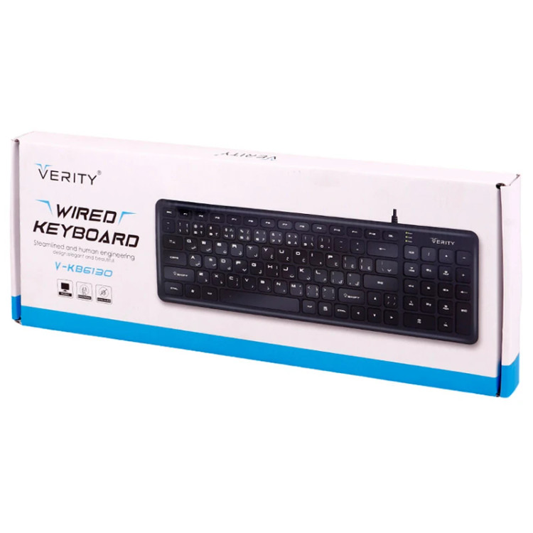 کیبورد با سیم وریتی مدل V-KB6130