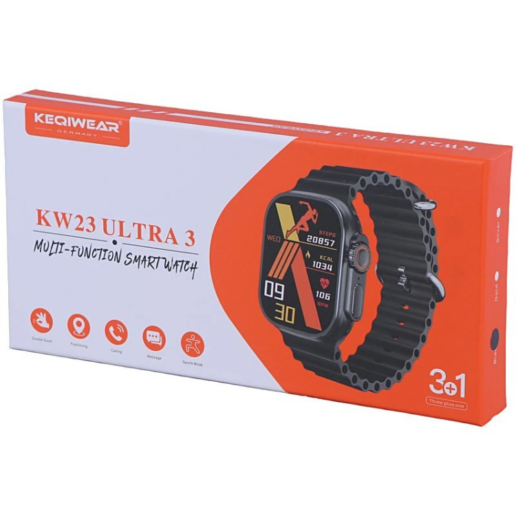 ساعت هوشمند کیگی ویر مدل KW23 Ultra 3