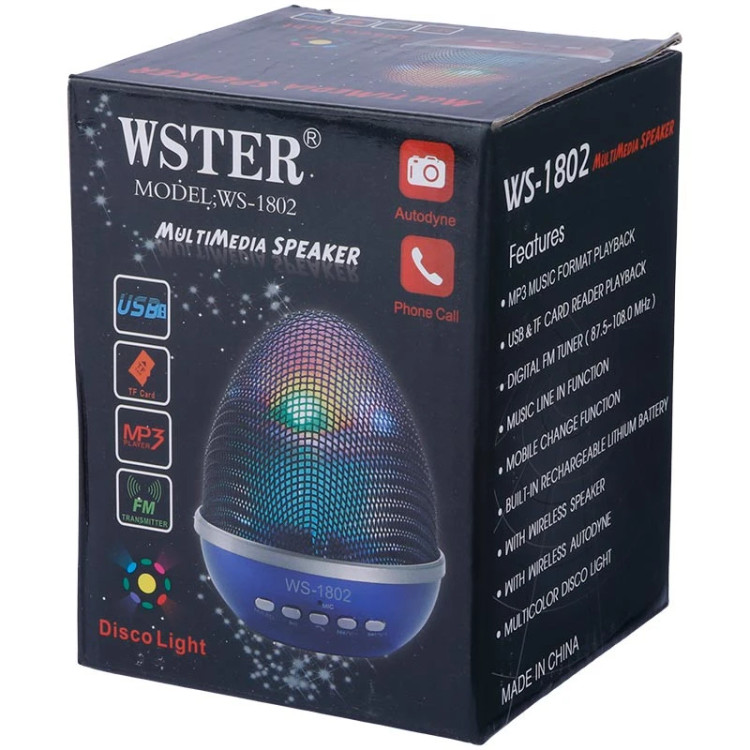 اسپیکر بلوتوثی وستر مدل WS-1802