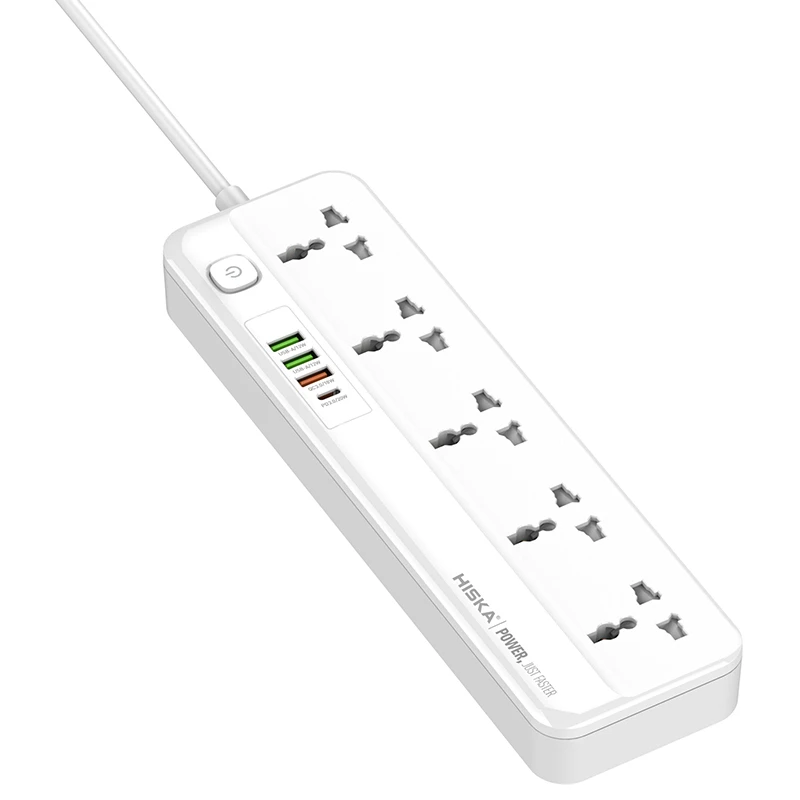 چند راهی برق و شارژر هیسکا مدل CH-5516