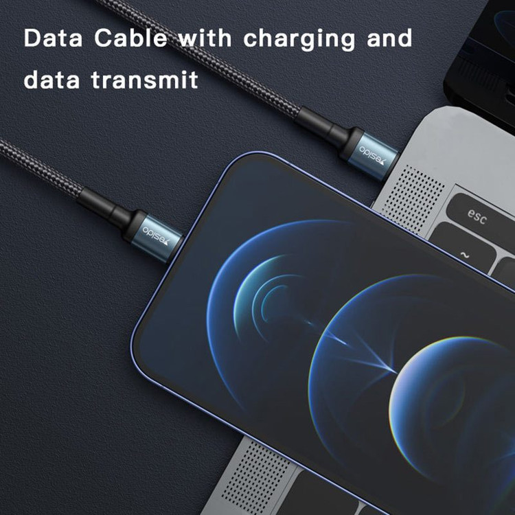 کابل تبدیل USB-C به لایتنینگ یسیدو مدل CA76