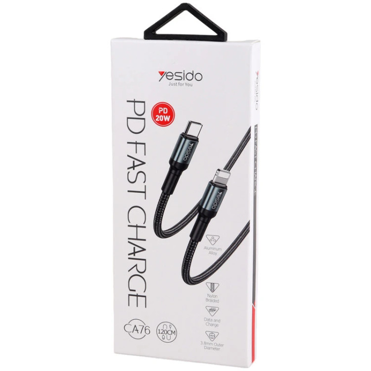 کابل تبدیل USB-C به لایتنینگ یسیدو مدل CA76